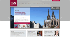 Desktop Screenshot of h-w-versicherungsmakler.de